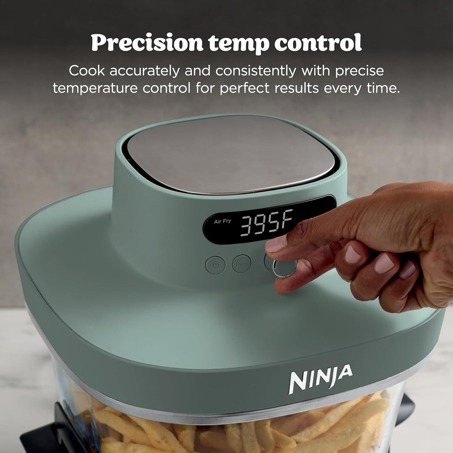 Ninja Crispi Pro 6 in 1 Glass Air Fryer, 6 Quarts, 2.5 Quarts, Glass Container with Lid, Non-Toxic, Meal Prep, Microwave, Freezer and