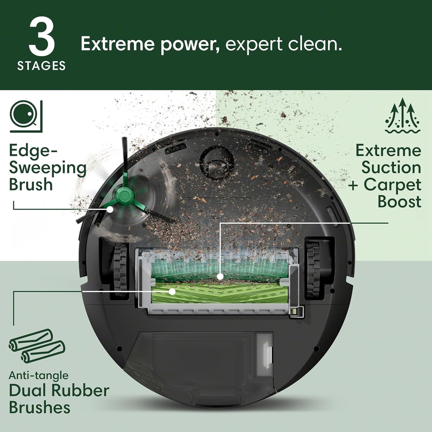 iRobot Roomba Max 705 Robot Vacuum with AutoEmpty Dock, Powerful Suction, Dual Rubber Anti-Tangle Brushes, LiDAR Navigation, Obstacle & Anti-Fall Detection, for Carpet and Hard Floors