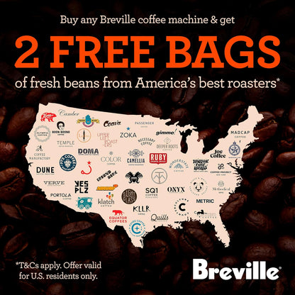 Breville Barista Express Espresso Machine BES870XL, Brushed Stainless Steel