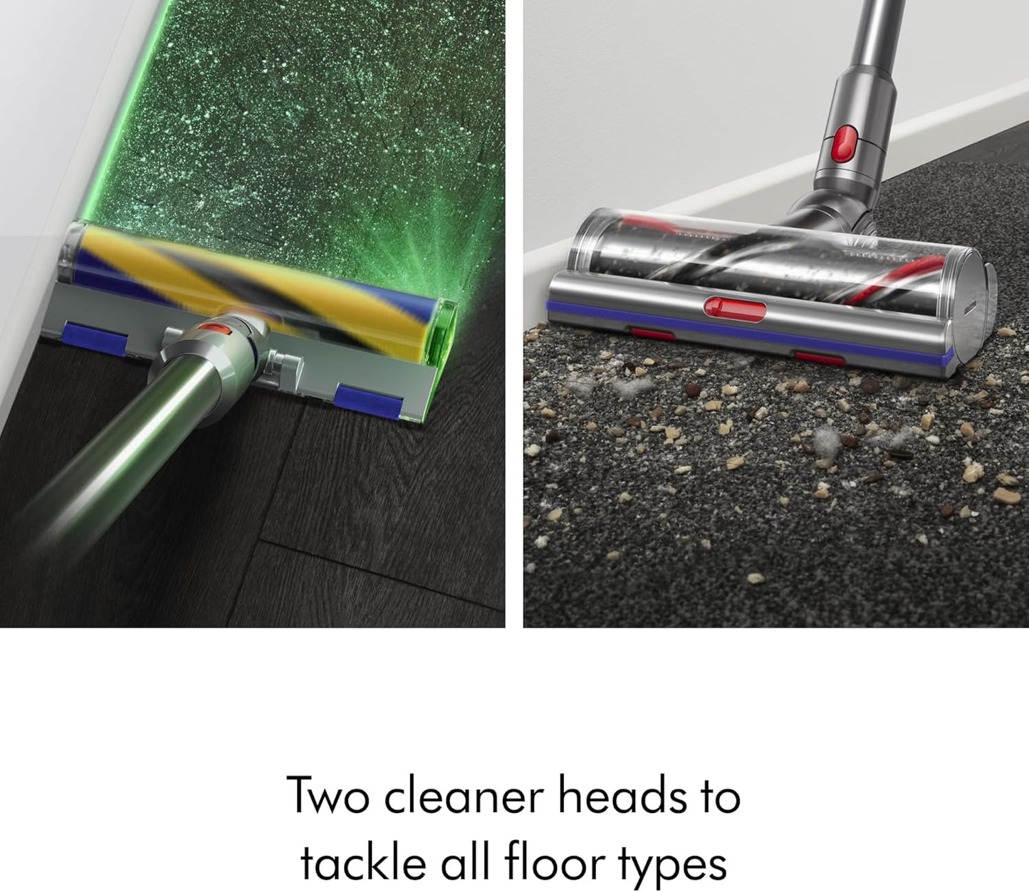 Dyson V15 Detect Cordless Vacuum Cleaner, Yellow/Nickel