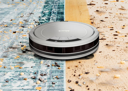 Shark AV752 ION Robot Vacuum, Tri-Brush System, Wifi Connected, 120 Min Runtime, Works with Alexa, Multi Surface Cleaning, White